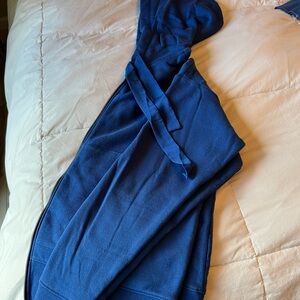 Banana Republic Royal Blue Ribbon zip up hoodie